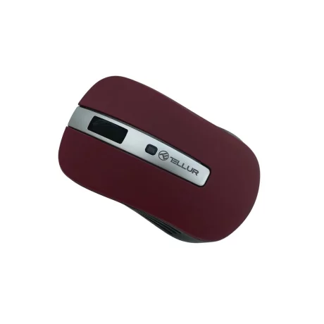 Mouse wireless Tellur Basic, LED, Roșu închis