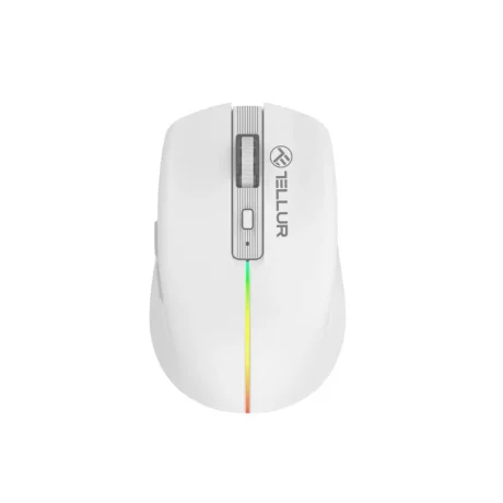 Mouse wireless Tellur, Silent Click, Alb