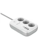 Prelungitor WiFi Tellur Smart, 3 porturi, PD30W, QC18W, 2xUSB 2.4A, 2500W, 10A, 2m