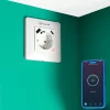 Priză de perete WiFi Tellur Smart, 3600W, 16A, PD20W, USB 18W, monitorizare consum, alb