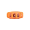 Semnalizator de urgență și lanternă LED Tellur Basic, 3 x AAA, magnetic, portocaliu