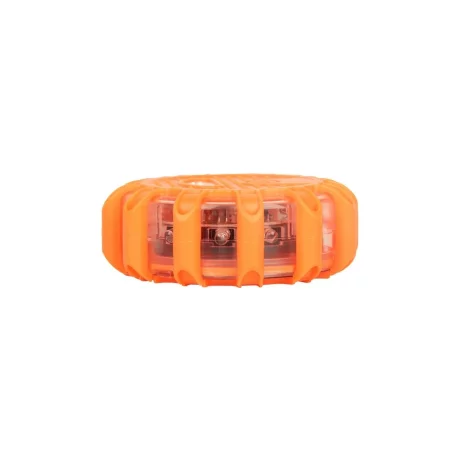 Semnalizator de urgență și lanternă LED Tellur Basic, 3 x AAA, magnetic, portocaliu