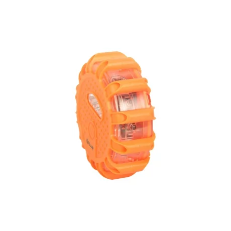 Semnalizator de urgență și lanternă LED Tellur Basic, 3 x AAA, magnetic, portocaliu