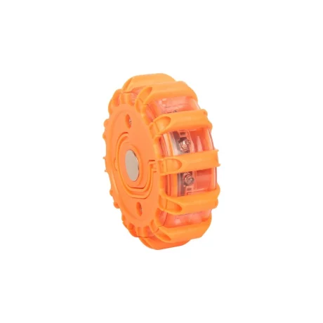 Semnalizator de urgență și lanternă LED Tellur Basic, 3 x AAA, magnetic, portocaliu