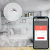 Senzor de gaz WiFi Tellur Smart, DC12V 1A, Alb