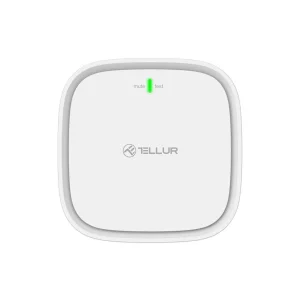 Senzor de gaz WiFi Tellur Smart, DC12V 1A, Alb