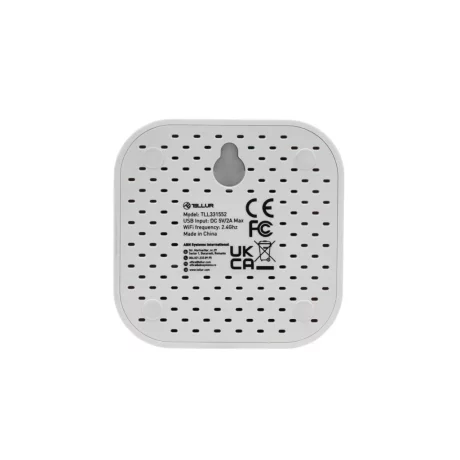 Senzor de prezență WiFi Tellur Smart, Microunde Radar 24GHz, USB-C, alb