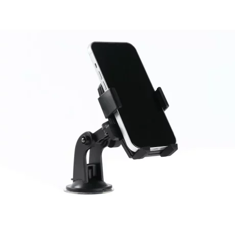 Suport auto pentru telefon Tellur Basic MCH5, fixare ventuză parbriz, negru