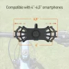 Suport detașabil Tellur de telefon 4&quot;-6.5&quot; pentru bicicletă BPH100, negru