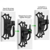 Suport detașabil Tellur de telefon 4&quot;-6.5&quot; pentru bicicletă BPH100, negru