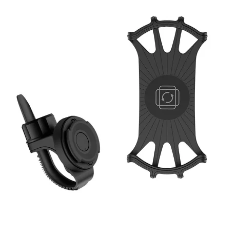 Suport detașabil Tellur de telefon 4&quot;-6.5&quot; pentru bicicletă BPH100, negru
