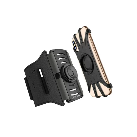 Suport detașabil Tellur de telefon 4&quot;-6.5&quot; pentru braț A100, negru