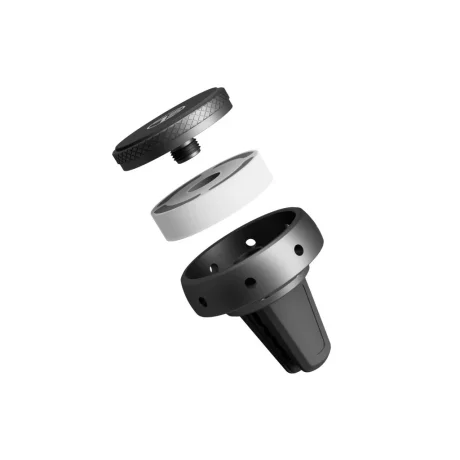 Suport magnetic de telefon pentru ventilație FreshDot, Odorizant Antitabac, gri