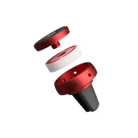 Suport magnetic de telefon pentru ventilație FreshDot, Odorizant Bubble Gum, roșu
