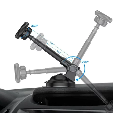 Suport magnetic universal de telefon Tellur MUM, negru