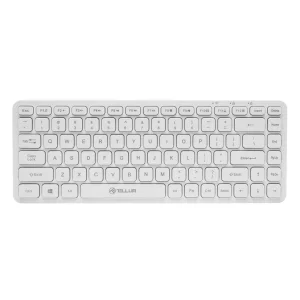 Tastatură fără fir Tellur, Mini, Alb