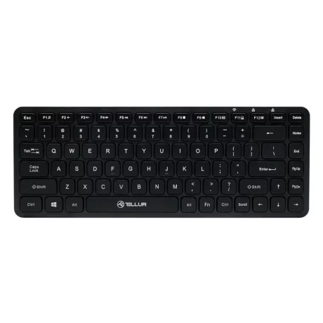Tastatură fără fir Tellur, Mini, Negru