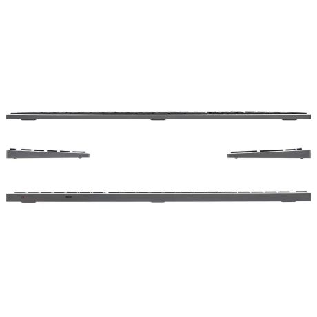 Tastatură fără fir Tellur Shade, Bluetooth, US, Alu, Gri Negru