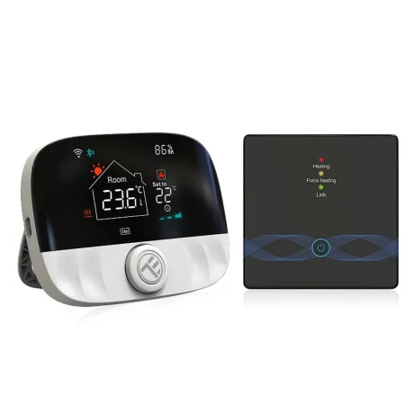 Termostat de ambient WiFi Tellur Smart, TSH02, Negru