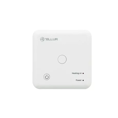 Termostat WiFi Tellur, Centrală, Alb