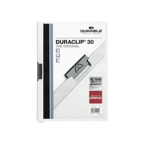 Dosar din PVC cu clemă metalică Duraclip Original 30 Durable