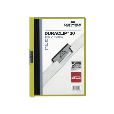 Dosar din PVC cu clemă metalică Duraclip Original 30 Durable