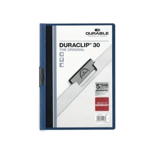 Dosar din PVC cu clemă metalică Duraclip Original 30 Durable