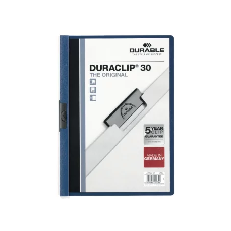 Dosar din PVC cu clemă metalică Duraclip Original 30 Durable