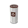 Coș inox colectare selectivă Eko Prestige 45 L