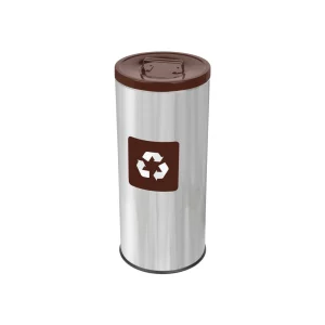 Coș inox colectare selectivă Eko Prestige 45 L