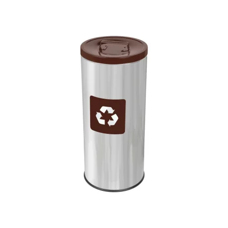 Coș inox colectare selectivă Eko Prestige 45 L
