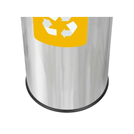 Coș inox colectare selectivă Eko Prestige 45 L