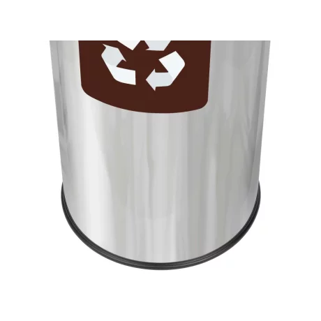 Coș inox colectare selectivă Eko Prestige 45 L