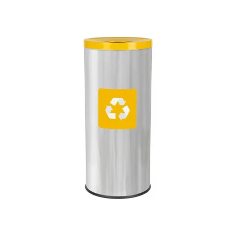 Coș inox colectare selectivă Eko Prestige 45 L