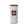 Coș inox colectare selectivă Eko Prestige 45 L