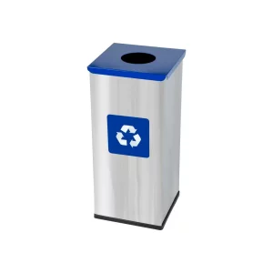Coș inox colectare selectivă Eko Square Prestige 60 L