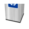 Coș inox colectare selectivă Eko Square Prestige 60 L