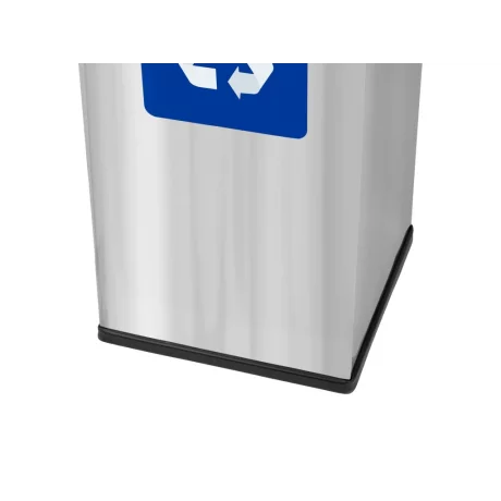 Coș inox colectare selectivă Eko Square Prestige 60 L