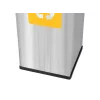 Coș inox colectare selectivă Eko Square Prestige 60 L