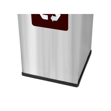 Coș inox colectare selectivă Eko Square Prestige 60 L