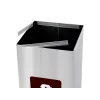 Coș inox colectare selectivă Eko Square Prestige 60 L