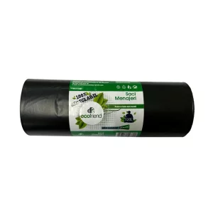 Saci menaj 120 L (70 x 110) 30 microni 10 buc/rolă LDPE