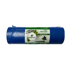 Saci menaj 120 L (70 x 110) 30 microni 10 buc/rolă LDPE