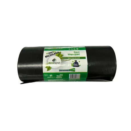 Saci menaj 35 L (50 x 70) 22 microni 15 buc/rolă LDPE