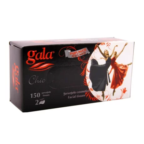 Șervețele faciale la cutie 150 buc/cut 2 straturi Gala