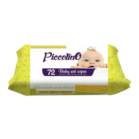 Șervețele umede copii 72 buc/set Picollino