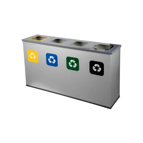 Stație colectare selectivă Eko Station 4 x 60 L