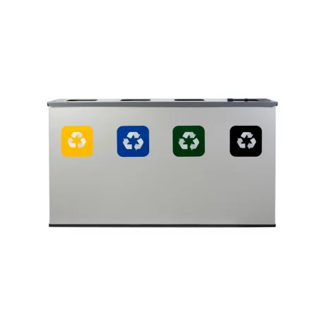 Stație colectare selectivă Eko Station 4 x 60 L