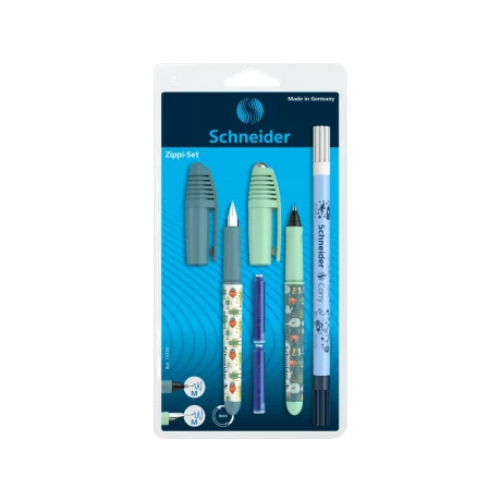 Set stilou + roller Schneider Zippi + pic Corry + 2 rezerve/blister