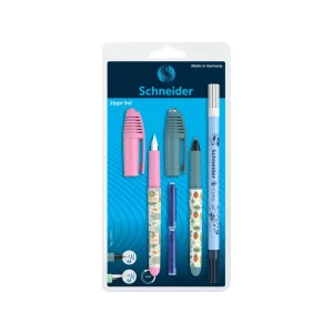 Set stilou + roller Schneider Zippi + pic Corry + 2 rezerve/blister
